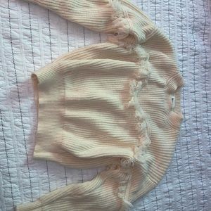 Cream color women’s sweater